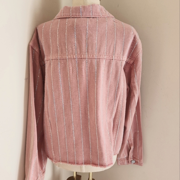JULIANA'S BOUTIQUE COUNTRY WESTERN PINK BLING JACKET - Picture 4 of 7